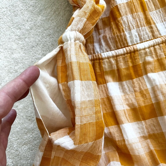 LILLA P SEMI SHEER PLAID DRESS SIZE LARGE PREPPY EFFORTLESS CASUAL Picnic Pin Up - Picture 4 of 14